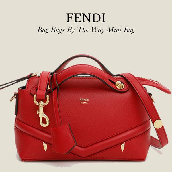 FENDI スーパーコピー ByTheWay ミニショルダーバッグ レッド 9040405